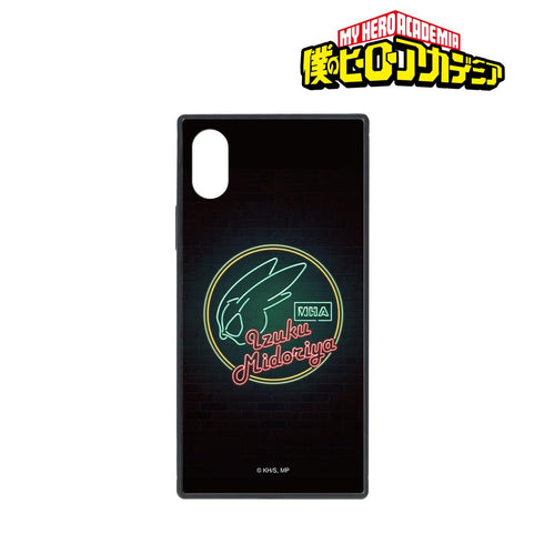 『僕のヒーローアカデミア』緑谷出久 Ani-Neon 強化ガラスiPhoneケース【202408再販】